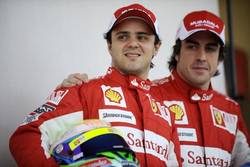 Massa with Alonso