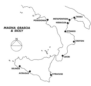 Η ακμή των ελληνικών πόλεων της Κάτω Ιταλίας, αντανάκλαση της οποίας υπήρξε ο πλούτος τους και η ακτινοβολία του πολιτισμού τους οδήγησε τους ιστορικούς να υιοθετήσουν διεθνώς τον όρο Μεγάλη Ελλάδα (Magna Graecia) αναφερόμενοι σε εκείνα τα μέρη της ιταλικής χερσονήσου.
