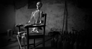 skeleton-waiting