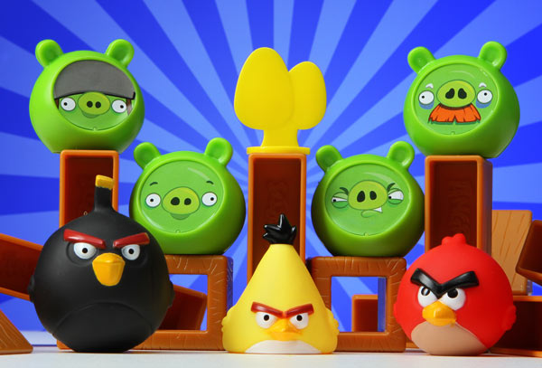 angry birds talbe game pieces