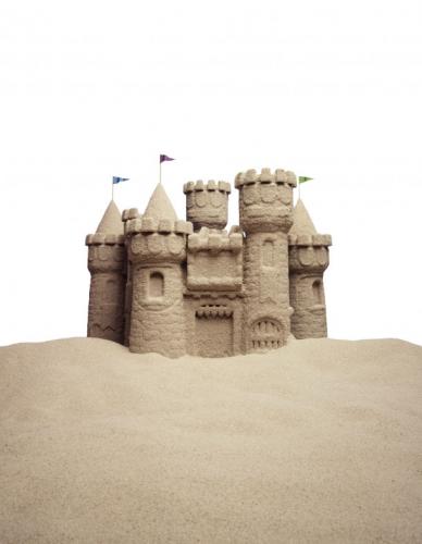 8-bit κάστρο στην άμμο!
