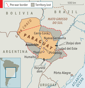 Το σύνθημα ήταν νίκη ή θάνατος. Τελικά το αποτέλεσμα ήταν θάνατος και μια ατιμωτική ήττα με μεγάλες εδαφικές απώλειες, για μια χώρα ήδη περιορισμένη σε σύγκριση με τους γιγάντιους σε έκταση γείτονές της (Βραζιλία, Αργεντινή) .
